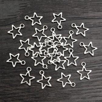 100pcs Star Charms Pendant DIY Jewelry Making Accessories