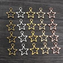 100pcs Star Charms Pendant DIY Jewelry Making Accessories
