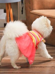 LaiFug 3入組小型女狗狗裝,設計師狗狗服飾,節日裝,狗狗派對裝 - 彩色 - 查看 8