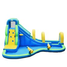 Costway Inflatable Water Slide Kids Bounce House Castle Splash Pool Without Blower - Multicolor - View 11