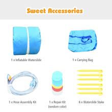 Costway Inflatable Water Slide Kids Bounce House Castle Splash Pool Without Blower - Multicolor - View 6