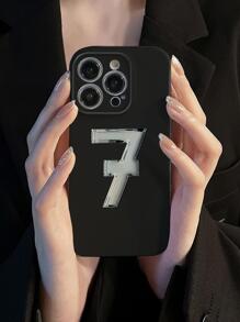 Funda para móvil con estampado de letra - Multicolor - Ver 1