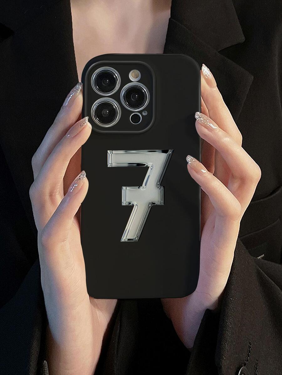 Funda para móvil con estampado de letra - Multicolor - Ver 1