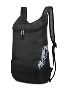 Dedoo Men's Travel Simple Solid Color Lightweight Waterproof Large Capacity Backpack School Backpack Back To School Laptop Backpack Black Bag - Black - View 1