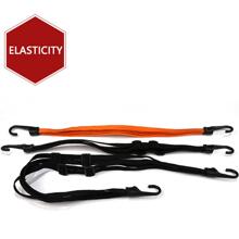 1入組橘色60cm2掛鉤通用頭盔繩索摩托車牛肉帶橡皮筋綁帶帶彈性彈力繩自行車電動電池車 - 橘色 - 查看 9