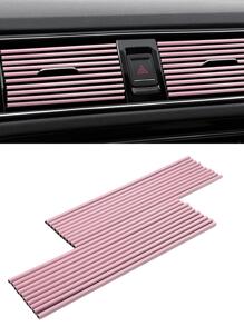 10入組汽車出風口裝飾條 - 粉色 - 查看 1
