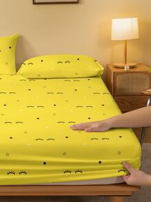 1 chiếc chăn trải giường giặt in họa tiết đơn giản thời trang, vỏ chống bụi thoáng khí cho phòng ngủ, đồ dệt gia dụng - Nhiều màu - Xem 4