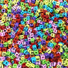 100入組字母圖案DIY配飾 - 彩色 - 查看 1