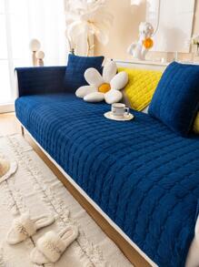 1pc Solid Color Sofa Towel