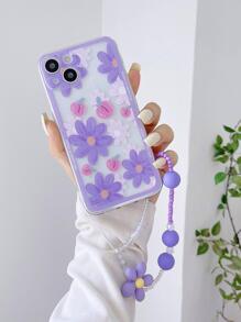 Ốp điện thoại mùa hè họa tiết hoa và đào, kèm dây đeo, tương thích với iPhone 15/15 Pro/15 Plus/15 Pro Max/14/14 Plus/14 Pro/14 Pro Max/11 Pro Max/12/12 Pro/12 Pro Max/13/13 Pro/13 Pro Max/11/11 Pro và tương thích với Samsung S24uu, S24+, S24, phiên bản quốc tế, không phải phiên bản nội địa. - Nhiều màu - Xem 2