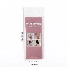 20 miếng dán trang trí hoa văn hỗn hợp - Nhiều màu - Xem 6