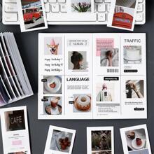 20 miếng dán trang trí hoa văn hỗn hợp - Nhiều màu - Xem 5