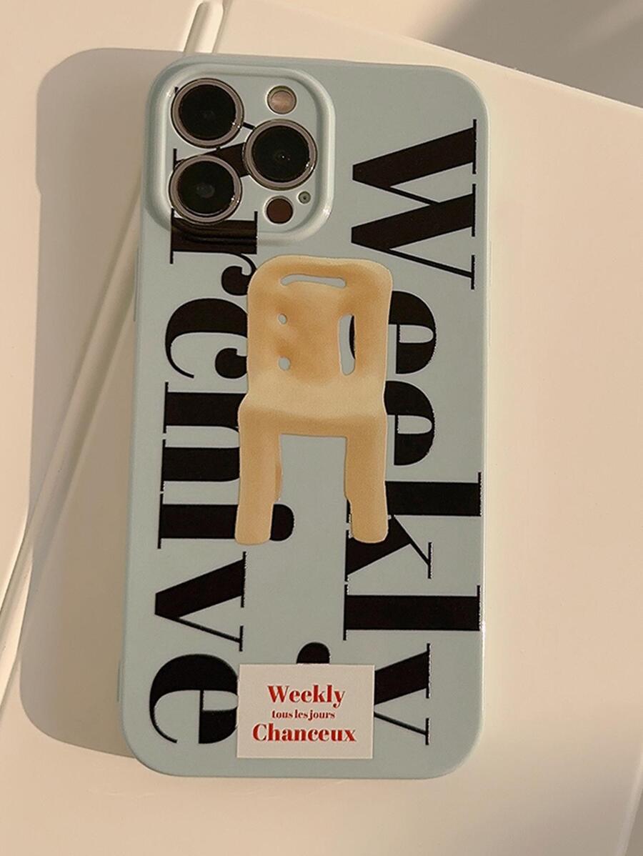 Vỏ điện thoại đồ họa chữ cái - Nhiều màu - Xem 1