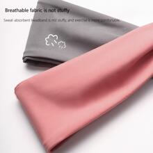 運動健身房瑜伽髮箍適合男士&女性,跑步,籃球,健身瑜伽前額保護裝置髮帶 - 灰色 - 查看 4