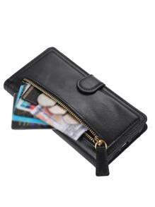 Magnetic Wallet Phone Case Compatible With iPhone15/15Plus/15Pro/15Promax