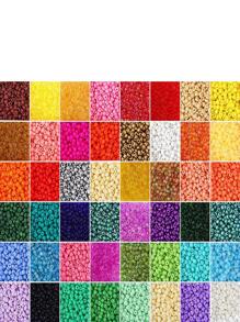 DIY米釘珠套裝,軟陶粘土珠子適用於手環,項鍊製作配件 - 彩色 - 查看 3