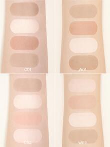 JOOCYEE Paleta compleja de contorno facial C02 Mezclable, edificable, no apelmazante, ligera para un tono de piel fresco - Carne - Ver 5