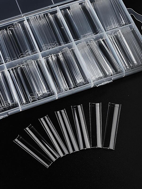 240pcs Full Cover Sculpted Nail Tips Finger Nail Mold Extension Nail