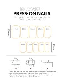 24入組優雅短方形粉色閃爍假指甲,附1支指甲檔和1支果凍膠 - 彩色 - 查看 5