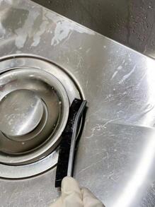 1只角落清潔刷,適用於浴室、廚房、窗戶、瓷磚和角落