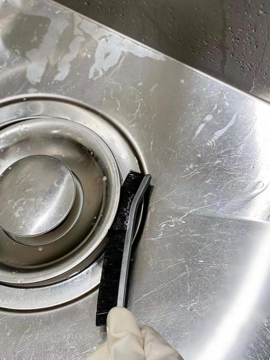 1只角落清潔刷,適用於浴室、廚房、窗戶、瓷磚和角落