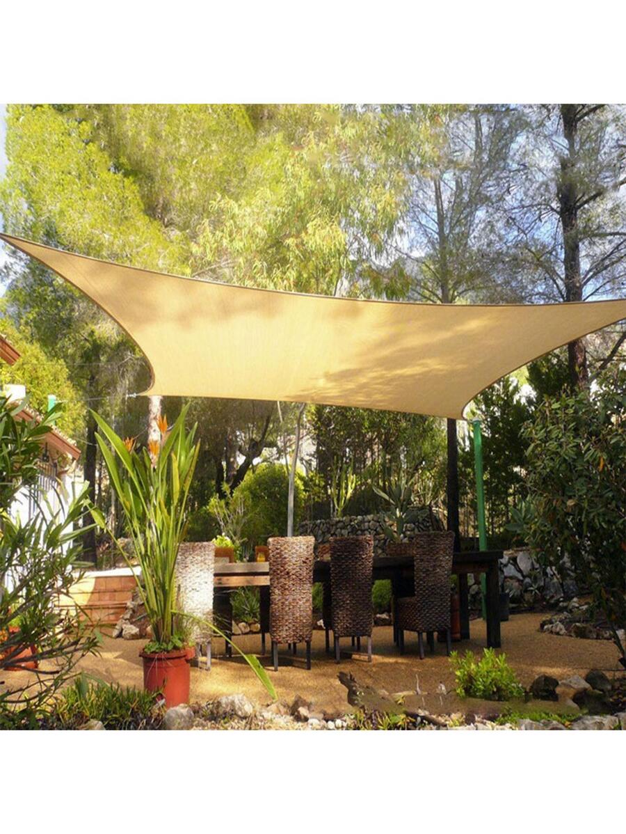 plegable beige poliéster exterior tienda - Beis - Ver 1