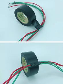 1 cuộn Băng PVC, Băng cách điện chống nước màu đen tối giản cho gia đình - màu đen - Xem 3