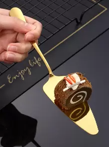 2 pièces En Acier Inoxydable Pelle À Gâteau , Couteau , dessert Spatule