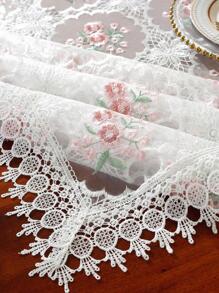 Vải Polyester 100%, Tay nghề thêu tinh xảo, Viền ren rỗng thêu tan trong nước, Khăn trải bàn hình vuông/hình chữ nhật cho nhà bếp, bàn ăn, bàn làm việc, bàn cà phê, bàn trang điểm, khăn choàng tủ quần áo, đồ trang trí nhà cửa, Khăn trải bàn hoa cho phòng khách, phòng ngủ, sân, trong nhà/ngoài trời, cắm trại, biệt thự, ngày lễ, tiệc tùng, tủ, tụ họp gia đình, trang trí ngày lễ, đồ trang trí tiệc/đám cưới, 1 chiếc - Nhiều màu - Xem 11