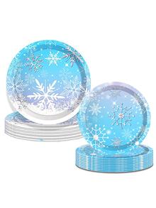 8入組雪花圖案派對 - 彩色 - 查看 3