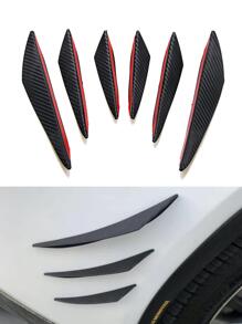 Car Front Bumper Air Knife Modified Body Decoration - Black - View 1