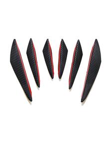 Car Front Bumper Air Knife Modified Body Decoration - Black - View 2