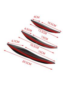 Car Front Bumper Air Knife Modified Body Decoration - Black - View 5