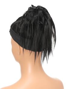 Kẹp Vuốt Ngắn Thẳng Tổng Hợp Updo Tóc - màu đen - Xem 2