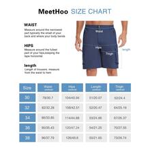 Men Flap Pocket Side Cargo Shorts - Màu Xám nhạt - Xem 6