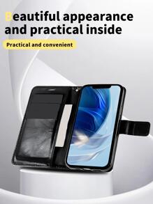 Wallet Design Phone Case,International Version, Not The Domestic Version - Black - View 3