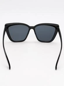 貓眼墨鏡 - 黑色 - 查看 2