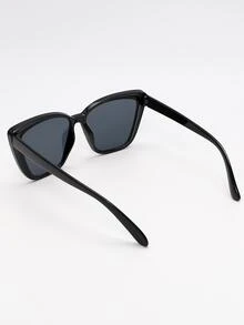 貓眼墨鏡 - 黑色 - 查看 5