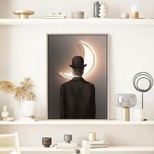 1 pieza Pintura sin marco gama alta negro & dorado modelo adorno - Multicolor - Ver 3