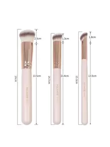 MAANGE MAANGE Face Brush Set,3pcs Brush+2pcs Triangle Powder Puff,Foundation Brush,Concealer Brush,Soft Brush Hair For Makeup Tools,For Travel,Stocking Stuffers