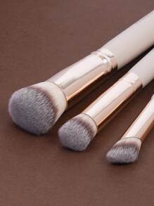 MAANGE MAANGE Face Brush Set,3pcs Brush+2pcs Triangle Powder Puff,Foundation Brush,Concealer Brush,Soft Brush Hair For Makeup Tools,For Travel,Stocking Stuffers