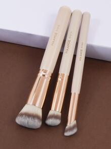 MAANGE MAANGE Face Brush Set,3pcs Brush+2pcs Triangle Powder Puff,Foundation Brush,Concealer Brush,Soft Brush Hair For Makeup Tools,For Travel,Stocking Stuffers