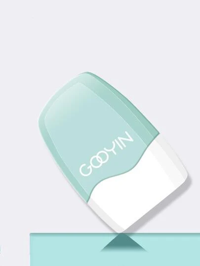 1入組保密印章滾筒式快遞塗層密碼筆，隱私信息橡皮擦，防止信息洩露