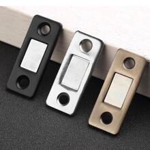 1 Thép Không Gỉ Mạnh Mẽ Cửa Hút, Tối Giản Bạc Cửa Trượt Hút Từ Clutch Cho Hộ Gia Đình - Bạc - Xem 2