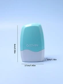 1入組保密印章滾筒式快遞塗層密碼筆，隱私信息橡皮擦，防止信息洩露 - 綠色 - 查看 4