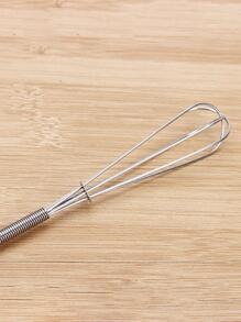 适用于沙龙或理发店的不锈钢染发搅拌器，用于混合染料或鲜奶油的美发工具，返校、旅行度假必需品，女士发饰 - 銀色 - 查看 4