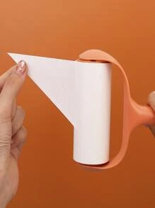 1入組黏吸塵滾筒帶和可拆卸滾輪刷適用於衣服,灰塵和寵物毛髮 - 藍色 - 查看 6