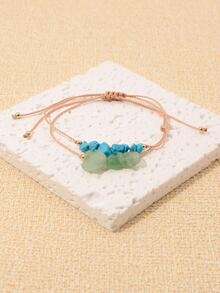 2 chiếc vòng tay trang trí chuỗi hạt cho trẻ em để làm quà tặng - Màu xanh lam - Xem 2