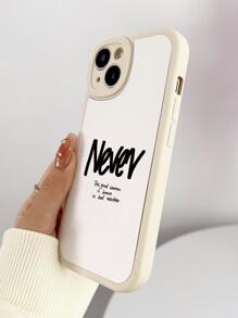 Letter Graphic Phone Case - Multicolor - View 2