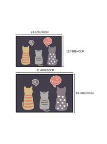 1pc Cartoon Graphic Door Mat - Multicolor - View 5